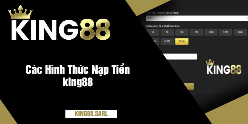 Hướng Dẫn Nạp Tiền king88 Dễ Dàng Và Nhanh Chóng 2 Các Hình Thức Nạp Tiền king88